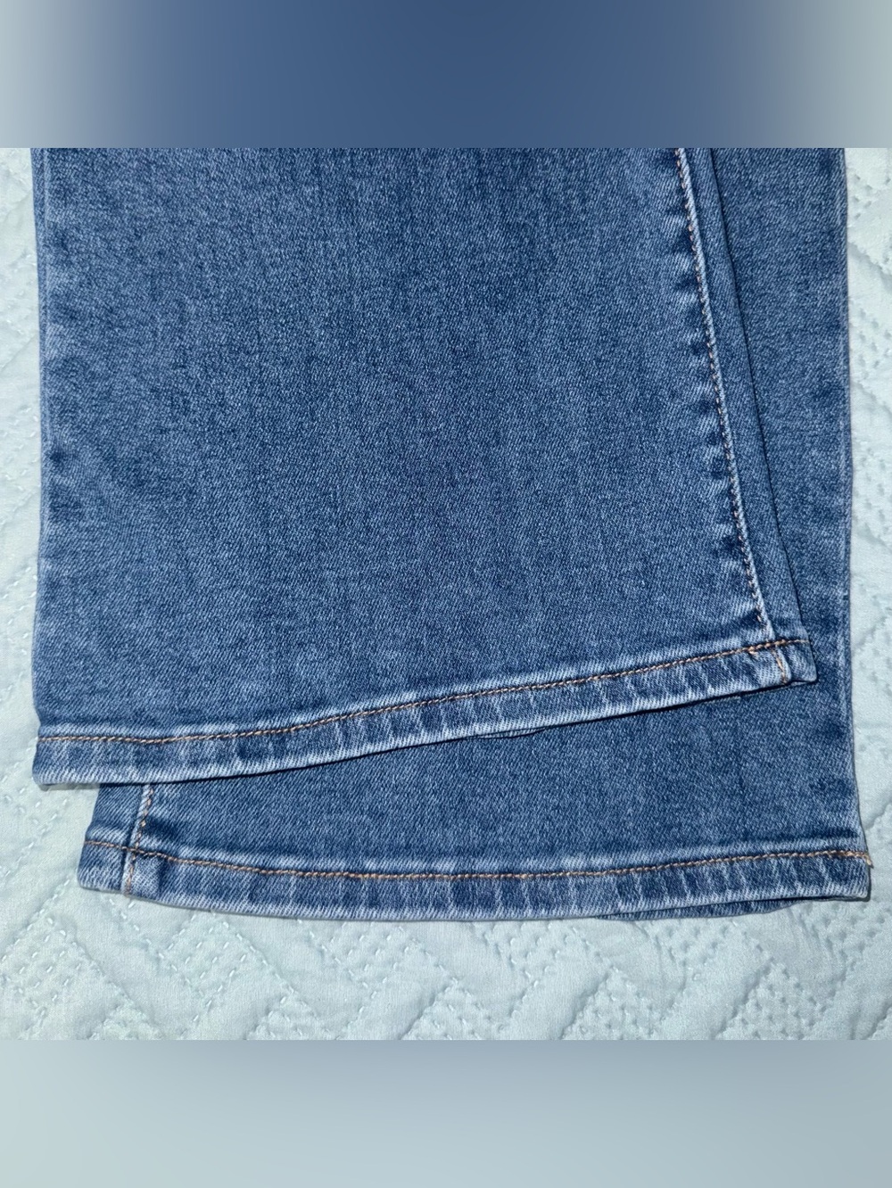 Risen Triple Button High Rise Straight Jeans Distressed RDP5195 - Picture 10 of 10